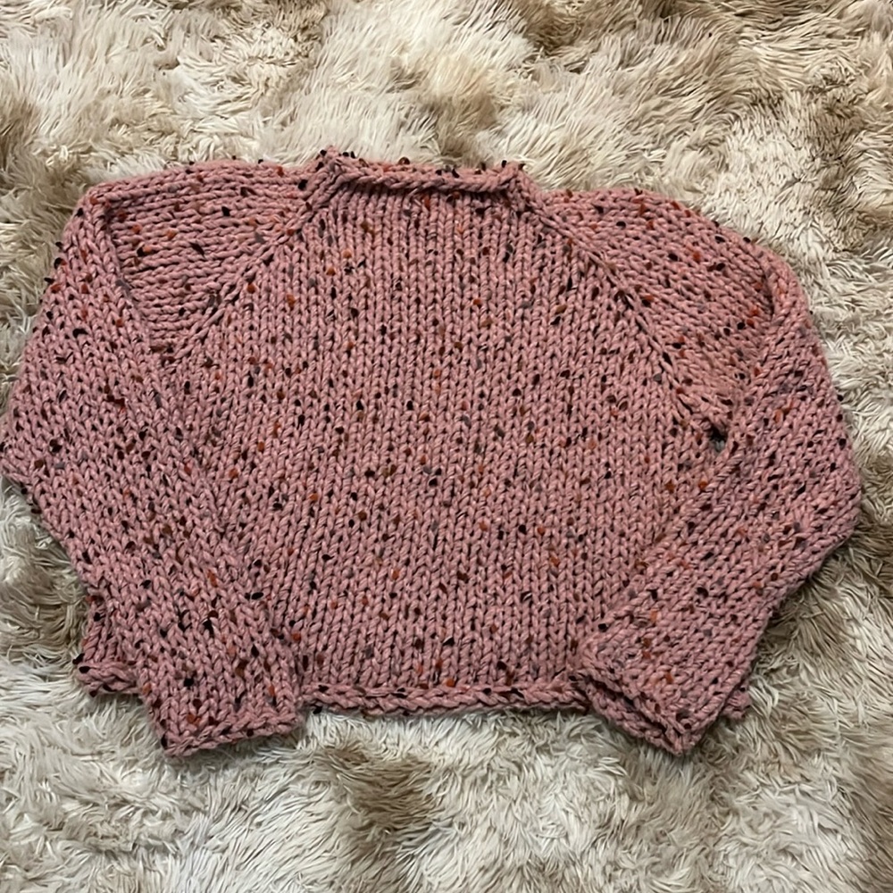 Hand knit sweater